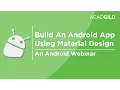 How to Build an Android App Using Material Design Android Material Design Tutorial