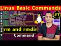Linux Basic Command - 7 rm and rmdir Command Remove Directory and File in Linux In Hindi