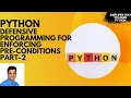 Defensive Programming for Enforcing Pre-conditions Part-2