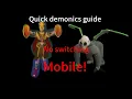 Osrs Demonic gorillas mobile guide no switching