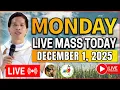 Lagu MONDAY FILIPINO LIVE MASS TODAY ONLINE || DECEMBER 1, 2025 | FR. FIDEL ROURA - QUIAPO CHURCH MASS