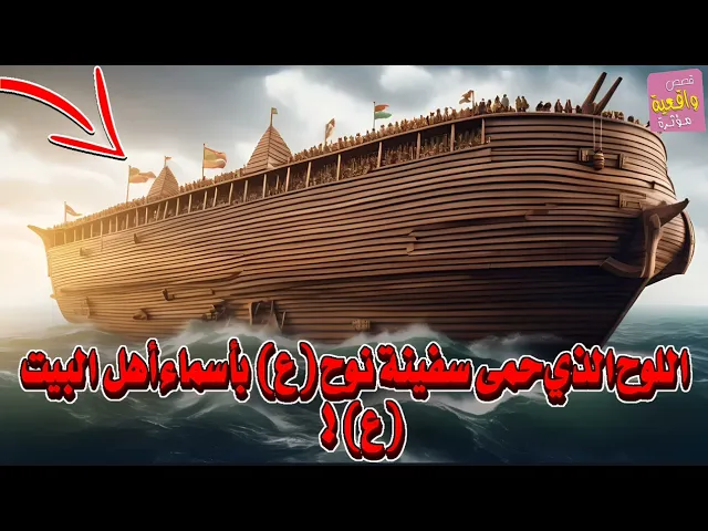 ⁣قصة اللوح الذي حمى سفينة نوح (ع) بأسماء أهل البيت (ع) !!! اسمعها واحفظها