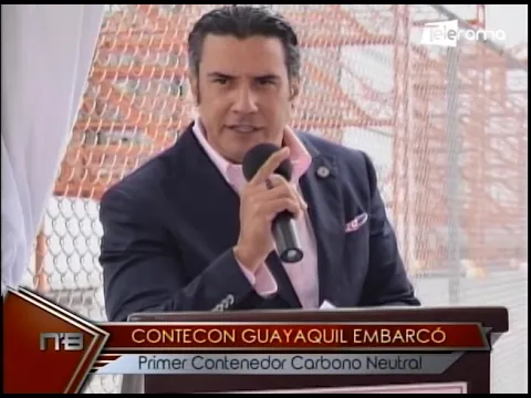 Contecon Guayaquil embarcó primer contenedor carbono neutral