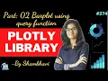 Plotly library Bar plot part 02 query function data science exploratory data analysis tips data