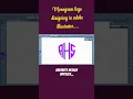 How to Create an AHS Monogram Logo in 17 Seconds Adobe Illustrator Logo Tutorial
