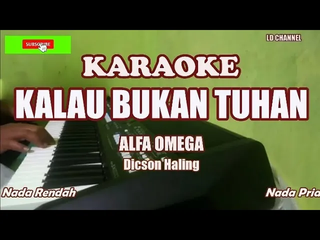 Download MP3 Kalau Bukan Tuhan||Alfa Omega||Karaoke Nada Rendah