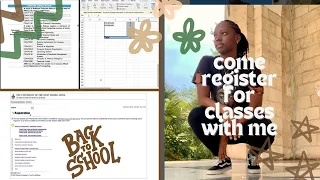 come register for classes with me semester 1 UWI MONA