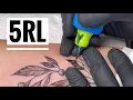 FULL TATTOOING PROCESS Whip Shading 5RL