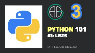 Python 101 Working with Lists