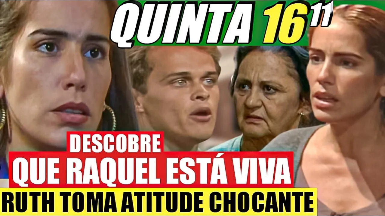 MULHERES DE AREIA Capítulo de hoje QUINTA 16/11  - Resumo da novela mulheres de areia hoje