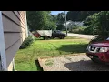 City of Narragansett Rhode Island garbage truck picking up the neighbors part 1 of 2