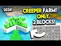 9 000 in 5 Minutes BEST New CREEPER Farm for Minecraft 1 1