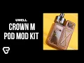 2 COILS in ONE Uwell Crown M Pod Mod Kit Review