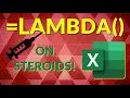 Excel LAMBDA Helper Functions