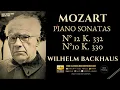 Mozart: Piano Sonata No. 12, K. 332 & No. 10, K. 310 (reference recording: Wilhelm Backhaus)