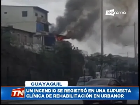 Un incendio se registró en una supuesta clínica de rehabilitación en Urbanor