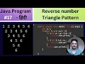 Reverse number Triangle Pattern