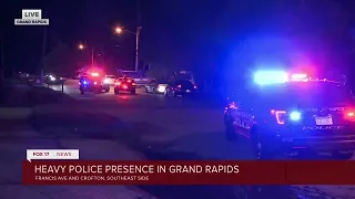 On scene Police standoff in Grand Rapids