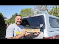 Replacing the gas struts on a truck cap