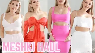 meshki clothing haul try on obsessed jasmine hand