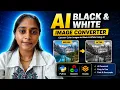 Build an AI Black White Image Converter Using Python OpenCV Gradio Beginner AI Project
