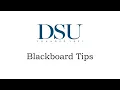 Blackboard Tips for Classes with Jason Bourke