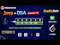Java DSA Session - 01 Prefix Sum Hacker Rank Leet Code Problem Discussion
