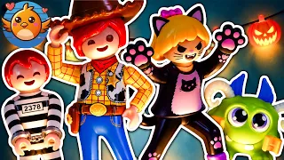 🎃👻Halloween Party mit Hindernissen! Unser Freund das Alien! Familie Vogel | Playmobil Film Deutsch