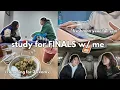 FINALS WEEK Rutgers PRODUCTIVE college week in my life study motivation cramming crashing out