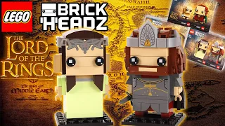 LEGO BRICKHEADZ Le Seigneur des Anneaux ARWEN et ARAGORN Lord of the Rings set 40632