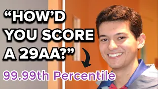 How to Score a 29AA on the DAT 99 99th Percentile