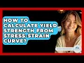 How To Calculate Yield Strength From Stress-Strain Curve - Stress Free Mindset