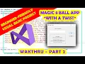 Magic 8 Ball App - Visual Basic Coding Project Part 2