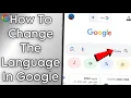 How To Change The Language In Google