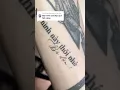 Download Lagu Hình xăm chữ siêu nét sau khi đã lành nhé | Su Tran Tattoo | Tattoo Hà Nội