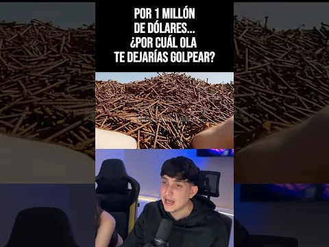 POR 1 MILLÓN DE DOLARES ¿Cuál tsunami dejarías que te golpee? #humor #shorts