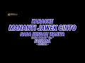 Download Lagu Karaoke - Mananti Jawek Cinto | Nada Rendah Wanita | Fauzana | Lagu Minang | Viral