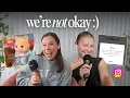 Crashing out about disabled Instagram accounts creator burnout