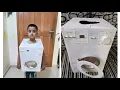 Washing machine using Cardboard Fancy Dress for kids