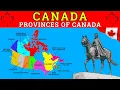 Canada Map Explained 10 Provinces and 3 Territories of Canada