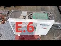 Voltas inverter AC E6 error code and solution