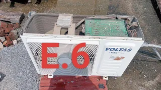 Voltas inverter AC E6 error code and solution