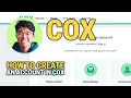 How To Create an Account in Cox Easy Sign-Up Guide