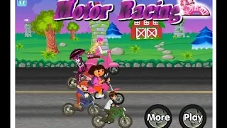 baby game baby dora motor race video