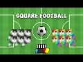 Square Football - Monochrome vs Rainbow