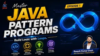 Java Pattern Programs Tutorial Build Logic with Loops Episode 1 Beginners to Advanced