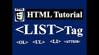 How to Create Nested List in Html Ordered list and Unordered list OL Ul and LI Tags in Hindi
