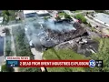 Two dead after explosions rock Toledo industrial facility