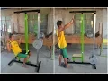 HOMEMADE LAT PULLDOWN MACHINE WITH MEASUREMENT