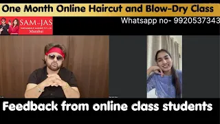 Online Girls Hair Cut & Blow Dry One Month Class Feedback from Students